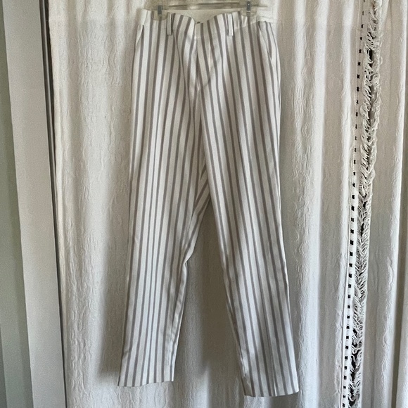 Uniqlo Striped Straight leg Pants - Picture 1 of 5